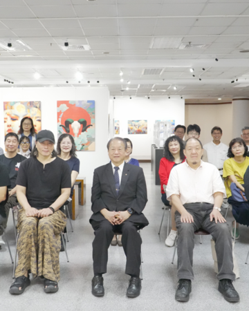 正修科藝處開學首展《像素的覺醒》登場 蔡頌德展逾百件AI視覺創作探索無限可能圖片